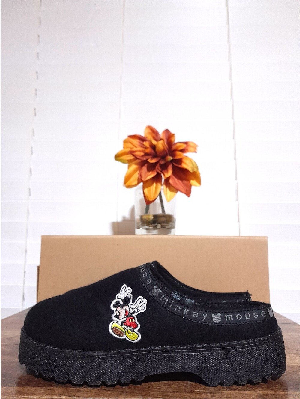 Vintage 90s-2000s Mickey Unlimited Platform Clogs Slip On Slides Mules Shoes 6.5